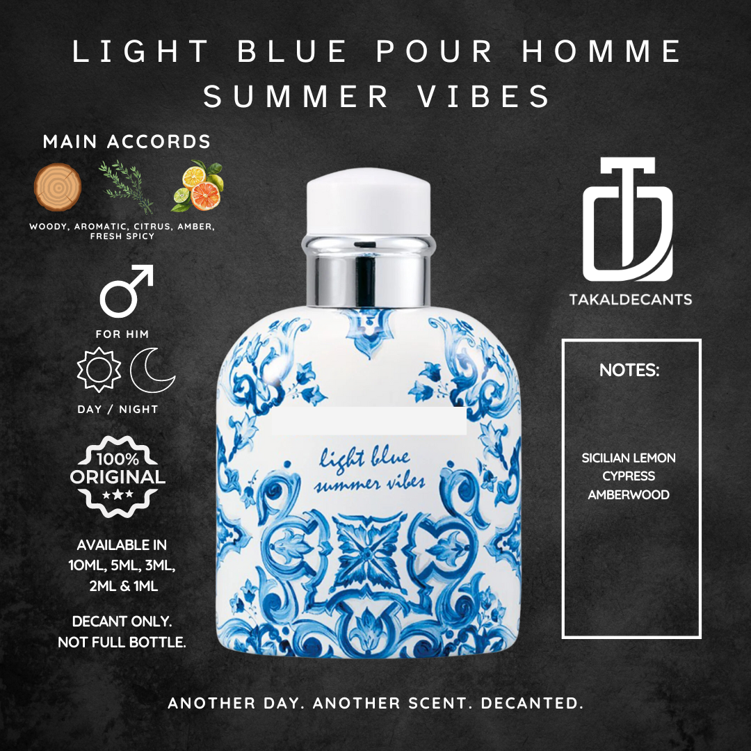 Light Blue Pour Homme Summer Vibes