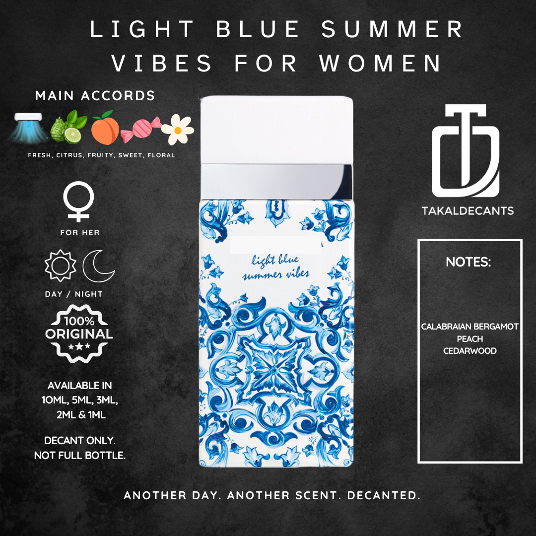 Light Blue Pour Homme Summer Vibes Women