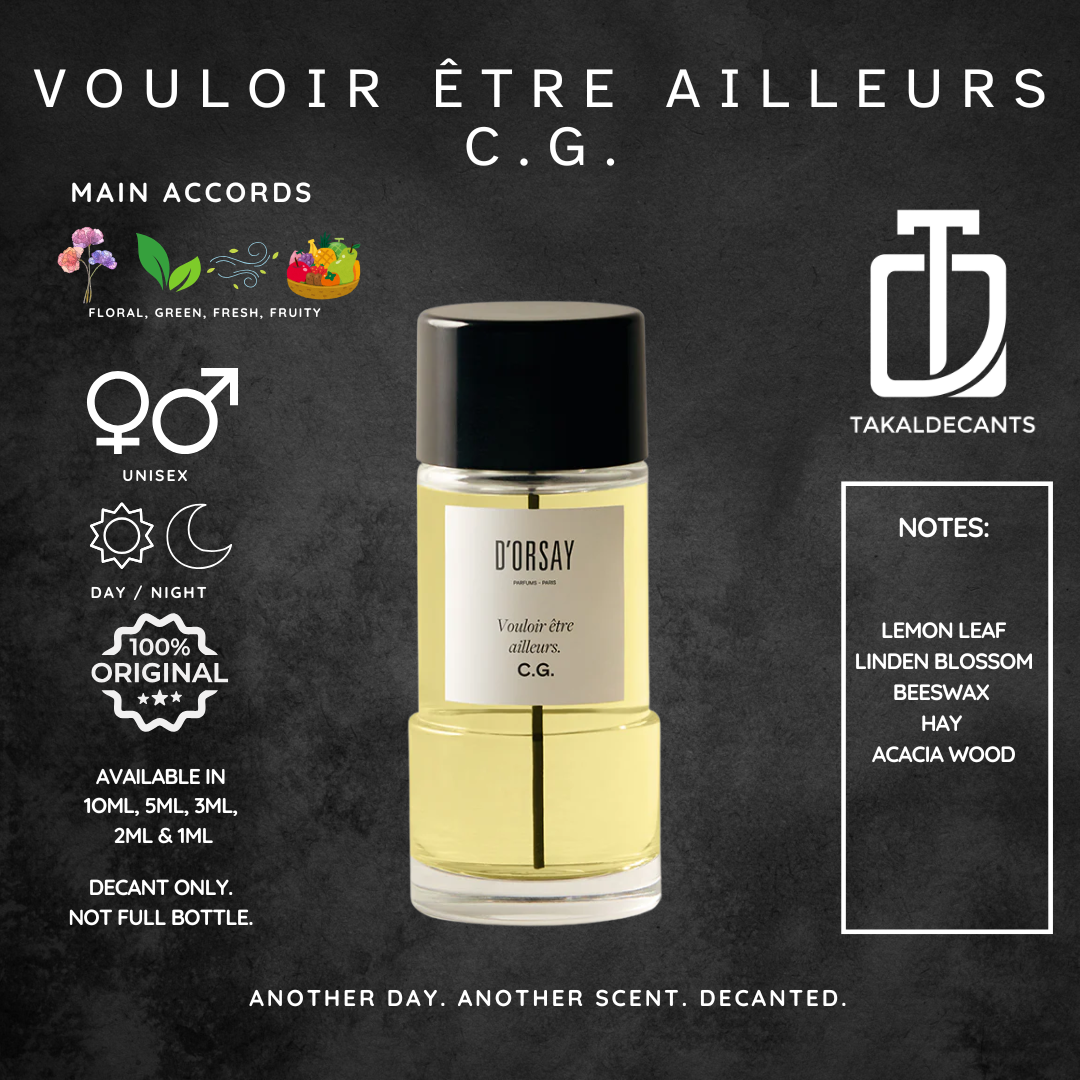 Vouloir etre ailleurs. C.G.