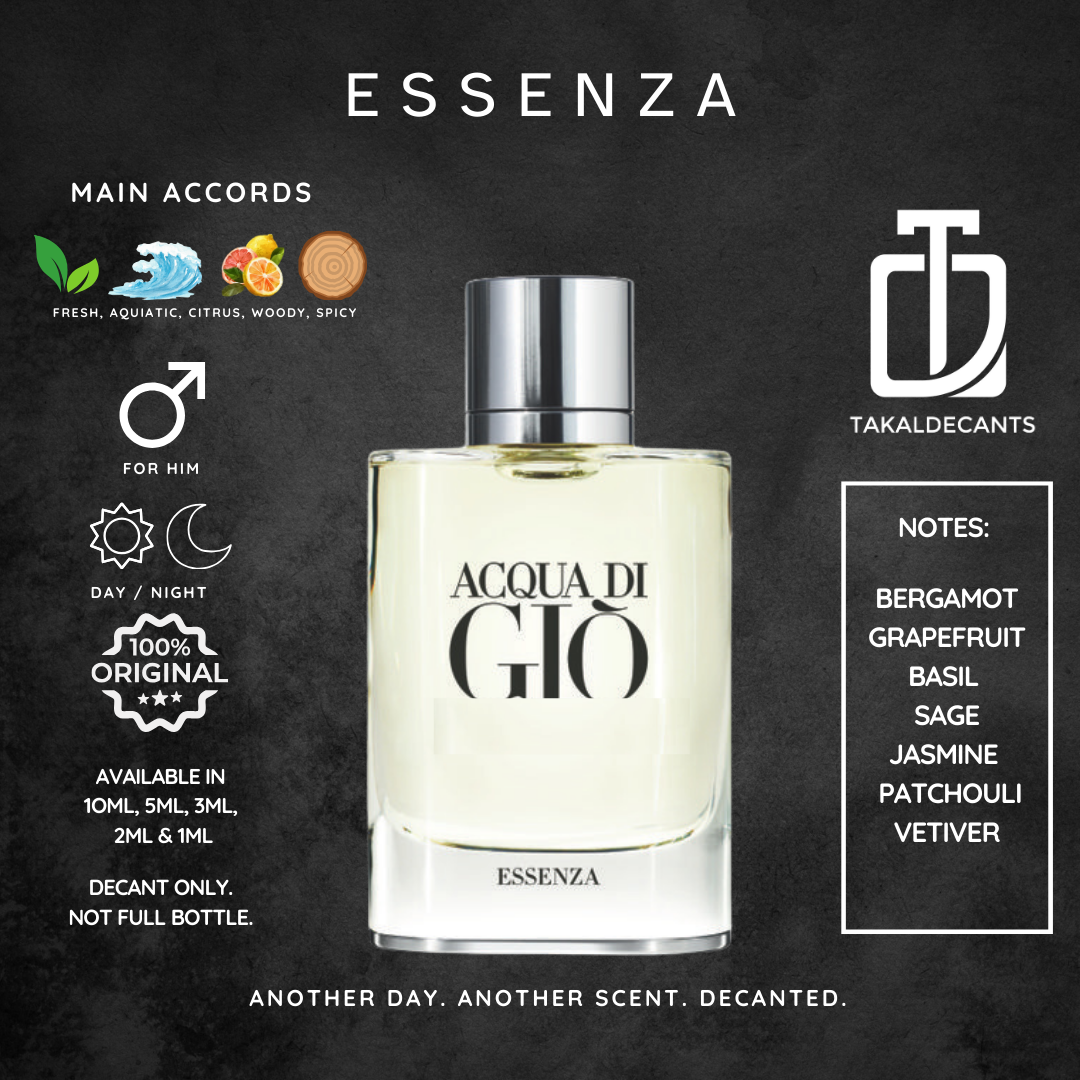 Acqua Di Gio Essenza – TakalDecants
