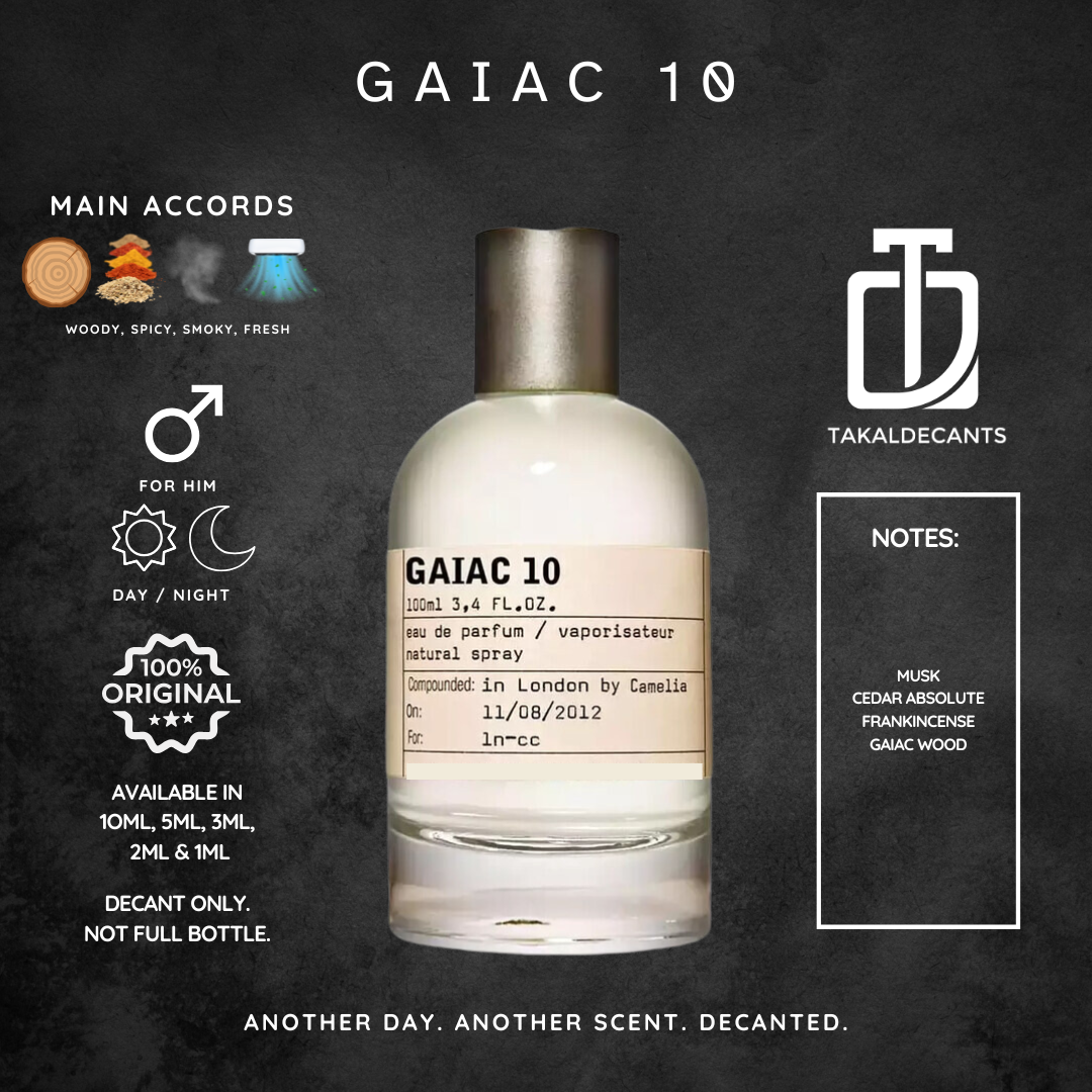 Gaiac 10 – TakalDecants Gaiac 10 – TakalDecants